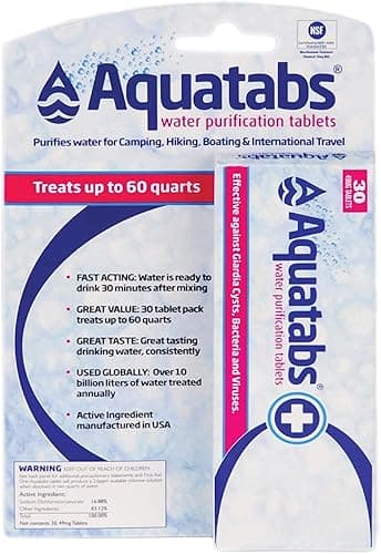 Aquatabs Purification Tablets 30x