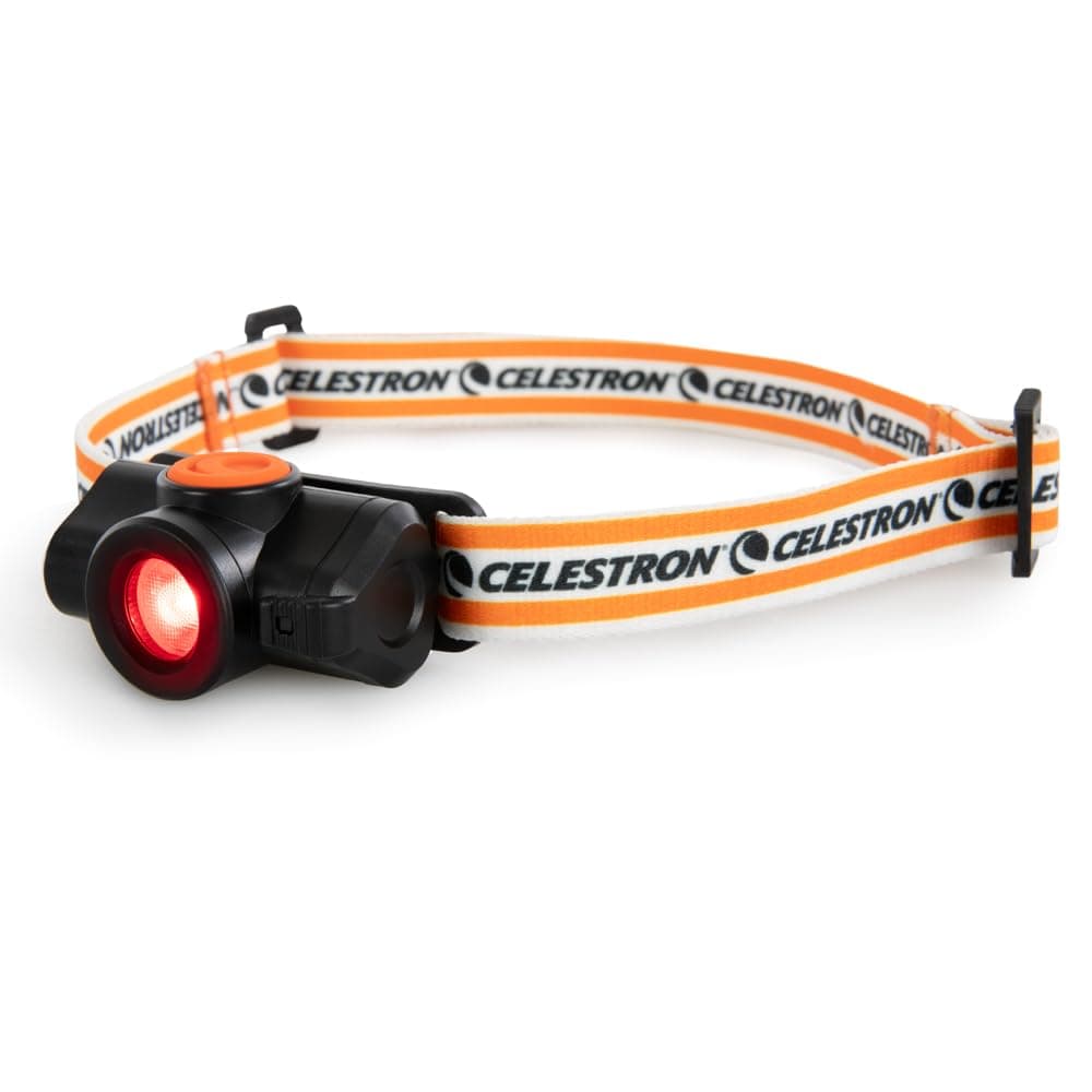 Celestron – Night Vision Headlamp – Multiple Light Modes – Includes SOS Setting – Ideal for Astronomy and Camping – 100